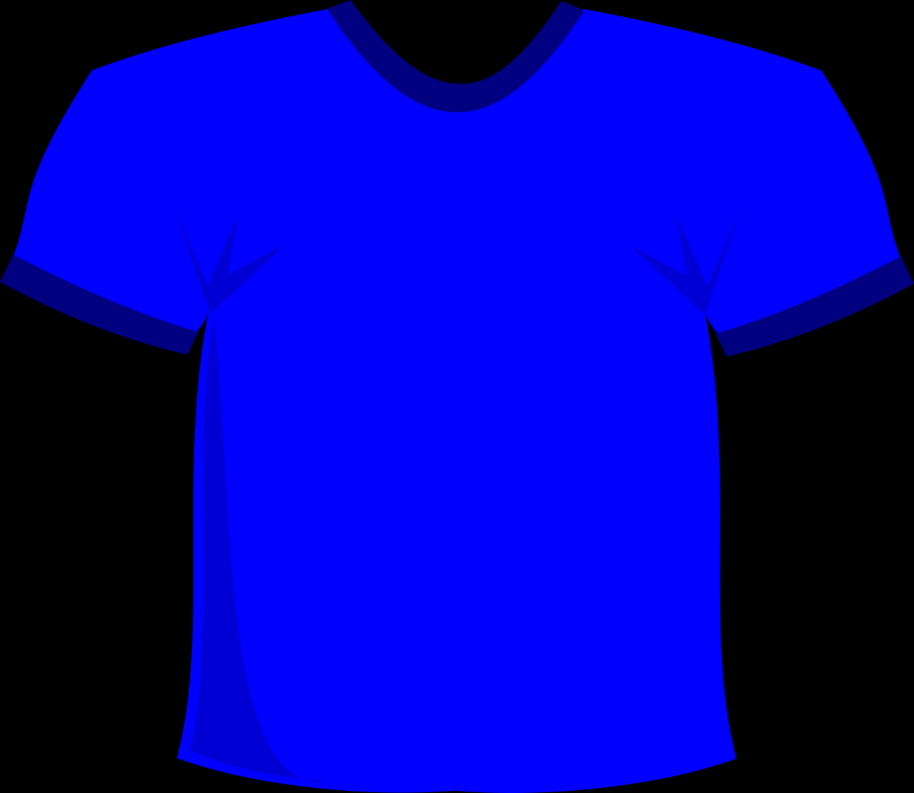Clipart - T-Shirt Blue Clipart - T-Shirt Blue